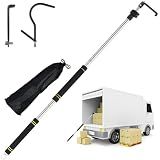 Bed Buddy Truck Tool,Cargo Grabber Pickup Truck Bed Thickened Stainless Steel Telescopic 33-74inch wear-Resistant complimentary Storage Bag Professional Cargo Grabber Reach Retriever Tool