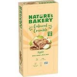 Nature's Bakery Oatmeal Crumble Bars, Apple, Real Fruit, Vegan, Non-GMO, Breakfast Bar, 1 Box With 12 Twin Packs (12 Twin Packs)