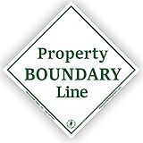 Minuteman Signs | Property Boundary Markers, Small, Aluminum, 25 Pack (White)