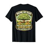 Funny Bank of Dad Fast Cash No Credit Check Father Day Joke T-Shirt