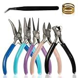 5 Piece Jewelry Pliers Set, Jewelry Making Tools for Jewelry