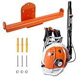 OSROENE Backpack Leaf Blower Hanger, 1 Pack Backpack Sprayer Wall Mount, Heary Duty Chainsaw Wall Mount Stand Accessories Garage Organization Storage
