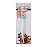 Farberware Baker's Advantage Cake Tester - Soft Grip Handle & Stainless Steel Wire - 6" Reusable Baking Cake Tester Tool with Protective Cover, Dishwasher Safe - Essential for Pastry Testing (Aqua)