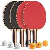 STIGA Performance 4 Player Ping Pong Paddle Set