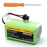 Cuzieey Replacement Battery for Eufy RoboVac 11, 11S, 30, 30C, 15C, 15T, 12, 35C, 15C MAX, for Ecovacs Deebot N79S, 500, N79, DN622, for Tesvor X500 Robot Vacuum Cleaners 14.4V 3000mAh