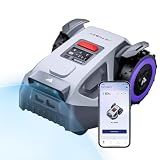 ANTHBOT M5 Robot Lawn Mower 1/8 Acre, Dual Vision+Full-Band RTK Robotic Lawnmower, No Perimeter Wire, App Control Obstacle Avoidance, 45% Slope, Cutting Height, Multi-Zone Mapping