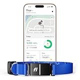 New Fi Series 3+ Smart Dog Collar - GPS Dog Tracker and Activity & New Fitness Monitor, Waterproof, LED Light, Escape Alerts, Nationwide Coverage [Free 6 Month Membership] (Blue, Large)