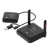 j5create Wireless Extender for USB Webcam, Microphones, or Speakers, Ideal for Streaming & Conferencing, No USB Mouse/Keyboard Compatibility (JVW120)