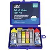 Lupo 3-in-1 Pool Test Kit | Pool Testing Kit for Residential Swimming Pools & Spas for Testing Total Chlorine, Total Bromine & pH | Pool Chemical Test for Quick & Accurate at-Home Pool Water Testing