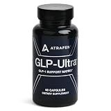 Atrafen GLP Ultra GLP-1 Activator Diet & Weight Loss Supplement Fat Burner, Appetite Suppressant & Metabolism Support Energy & Weight Management Formula for Women & Men GLP-1 Booster - 60 Capsules
