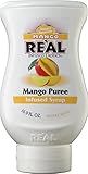 Mango Reàl, Mango Puree Infused Syrup, 16.9 FL OZ Squeezable Bottle (Pack of 1)