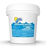 In The Swim 1 Inch Bromine Plus Tablet Sanitizer for Spas, Hot Tubs, or Swimming Pools - Pre-Stabilized, Low Odor, Chlorine Alternative - 8 Pounds