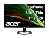 acer R242Y Gyi 23.8" IPS Full HD Zero-Frame Gaming Office Monitor | Adaptive-Sync Support (FreeSync Compatible) | Up to 120Hz Refresh | 1ms (VRB) | Native 1500:1 | 99% sRGB | Tilt | HDMI & VGA Ports