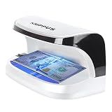 KHIPPUS K410 Counterfeit Bill Detector Professional, High Intensity UV LED Counterfeit Money, ID & Credit Cards Verifier