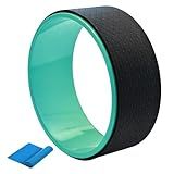 NGT 13 Inch Yoga Wheel - Strong & Comfortable, Black-Green