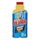 Liquid-Plumr Industrial Strength Urgent Clear, Liquid Drain Cleaner, 17 Ounces