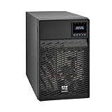 Eaton Tripp Lite Series SmartOnline 1000VA UPS Battery Backup Tower, Pure Sine Wave Double-Conversion, AVR 120V, 900W, 6 Outlets, USB, DB9, LCD Screen (SU1000XLCD)