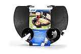 Camco Zero Gravity Chair Tray - Features 2 Cup Holders & Built-in Hook for Bags - Textured Non-Slip Surface & Drainage Holes in Cup Holders (51834)