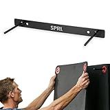 SPRI Wall-Mounted Rack for Hanging Exercise Mats, Black