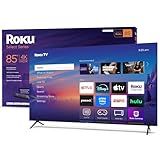 Roku Smart TV 2025 – 85-Inch Select Series, 4K HDR TV – RokuTV with Enhanced Voice Remote – Flat Screen LED Television with Wi-Fi for Streaming Live Local News, Sports, Family Entertainment