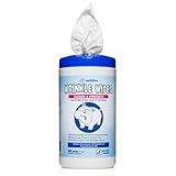 Squishface Wrinkle Wipes – 5”x7” Large Dog Wipes - Deodorizing, Tear Stain Remover – Great for English Bulldog, Pugs, Frenchie, Bulldogs, French Bulldogs & Any Breed! (80 Count)