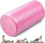 Yes4All High-Density EPP Round Back Roller Foam, Exercise Foam Roller for Yoga, & Pilates, Multiple Sizes and Colours, Fuschia Rose - 12 inches