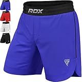 RDX MMA Shorts for Training & Kickboxing – Fighting Shorts for Martial Arts, Cage Fight, Muay Thai, BJJ, Boxing, Grappling Blue
