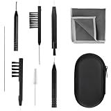 9pcs Hearing Aid Cleaning Kit Hearing Amplifier Brush Cleaning Tools Earbuds Headphones Cleaner Tools with Storage Case