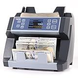 Cassida 6600 UV/MG – USA Business Grade Money Counter with UV/MG/IR Counterfeit Detection – Top Loading Bill Counting Machine w/ValuCount™, Add and Batch Modes – Fast Counting Speed 1,400 Notes/Min