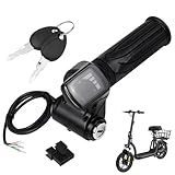 GregYoung 36v Scooter Throttle,6 Pin Scooter Replacement Parts with Battery Charge Display,Compatible with Gotrax Flex Electric Scooter