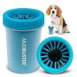 Dexas MudBuster Portable Dog Paw Cleaner, Medium, Blue - Premium Quality Pet Supplies and Accessories