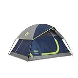 Coleman Sundome Camping Tent with Rainfly, 2/3/4/6 Person Tent Sets Up in 10 Mins, Weatherproof Shelter for Camping, Festivals, Backyard, Sleepovers, & More