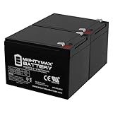 Mighty Max Battery 12V 12AH Replacement Battery for Pride Mobility GoGo Scooter - 2 Pack