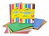 Crayola Construction Paper Bulk Pack (480 Sheets) – 10 Assorted Colors, 9x12, Classroom Arts & Crafts Supplies for Kids, Art Paper for School Projects