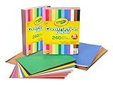 Crayola Construction Paper Bulk Pack (480 Sheets) – 10 Assorted Colors, 9x12, Classroom Arts & Crafts Supplies for Kids, Art Paper for School Projects