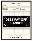 Debt Payoff Planner: Simple Debt Payoff Tracker to Keep Your Finances in Check and Paying Off Debt, Log Book for Tracking Credit Cards and Debts