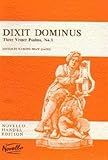 Dixit Dominus: Vocal Score (Novello Handel Edition)
