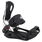 System MTN Men's Rear Entry Step in Style Snowboard Bindings (Large)