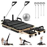Winonela Pilates Reformer Machine, Wooden Pilates Board for Home