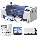 MZK A3 Plus XP600 DTF Printer,Automatic Time Cleaning Maintenance printhead+Ink Anti-Clog Design,2X-Speed Compared to L1800,5" LED Multi-Function Display,Film Cutter,Gift Ink 2 Years