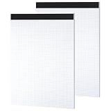 Thboxes 30 Sheets Graph Paper , 11.6" X 8.5" 4x4（4 Squares Per Inch）Easy Tears Off Grid Paper Pad 2 Pack Engineering Technical Drawings Plotting, Graph Paper Notebook for School, Office Graph Notepads