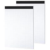 Thboxes 30 Sheets Graph Paper , 11.6" X 8.5" 4x4（4 Squares Per Inch）Easy Tears Off Grid Paper Pad 2 Pack Engineering Technical Drawings Plotting, Graph Paper Notebook for School, Office Graph Notepads