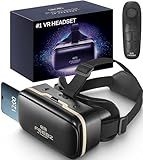 FEEBZ 3D VR Headset for Kids 2.0 + Android Remote - for iPhone & Android Phones | with 3D VR Videos & Apps Links | Virtual Reality Goggles Set for Beginners