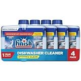 Finish Dishwasher Cleaner Liquid, Limescale Remover, 8.45oz, 4pk