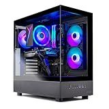 Skytech Azure Gaming PC Desktop, Ryzen 7 5700 3.7 GHz (4.6GHz Turbo), NVIDIA RTX 5060 8GB, 1TB NVMe SSD, 32GB DDR4 RAM 3200, 650W Gold PSU, Wi-Fi, Win 11