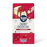 Two Rivers Coffee Cherry Cheesecake Flavored Ground Coffee, Perfectly Balanced, Always Smooth, Made with 100% Arabica Beans - Flavor Enhanced, 10 Ounce Bag