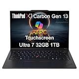 Lenovo ThinkPad X1 Carbon Gen 13 Aura Edition AI PC Laptop (14" FHD+ Touchscreen, Intel Core Ultra 7 255U, 32GB 8400MT/s RAM, 1TB SSD, (>i7-1355U)), Thunderbolt 4, Backlit, FP, IR Webcam, Win 11 Pro