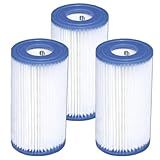 Intex 29000 Swimming Pool Easy Set Type A Replacement Filter Pump Cartridge (3 Pack)