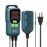 INKTEM Temperature Controller, Digital Thermostat for Greenhouse 110-230V