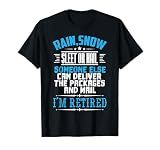 Funny Retired Postal Post Office Mailman Retirement Gift T-Shirt